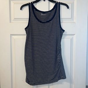 Gap Maternity navy striped tank